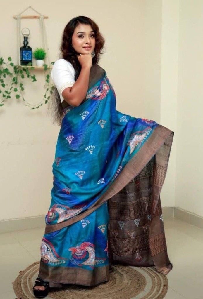Tassar Katha Stich Blue